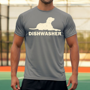 T-shirt Conception de lave-vaisselle pour chien