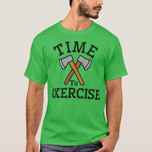 T-shirt Conception de l'axe du temps pour Lumberjacks