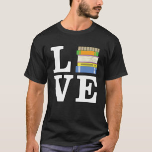 T-shirt Conception de lecture amusante