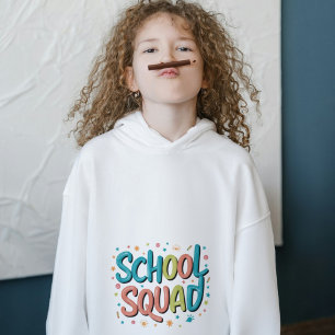 T-shirt Conception de l'équipe scolaire colorée - Amusants