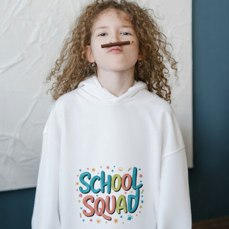 T-shirt Conception de l'équipe scolaire colorée - Amusants