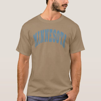T-shirt Conception de lettres de Varsity du Minnesota