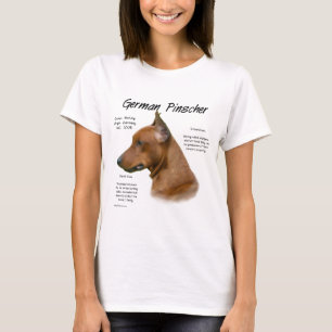 T-shirt Conception de l'histoire allemande Pinscher