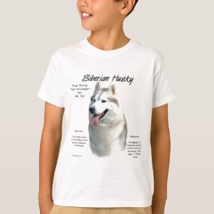 T-shirt Conception de l'histoire de Husky en Sibérie