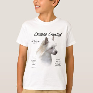 T-shirt Conception de l'histoire de la crête chinoise (pou