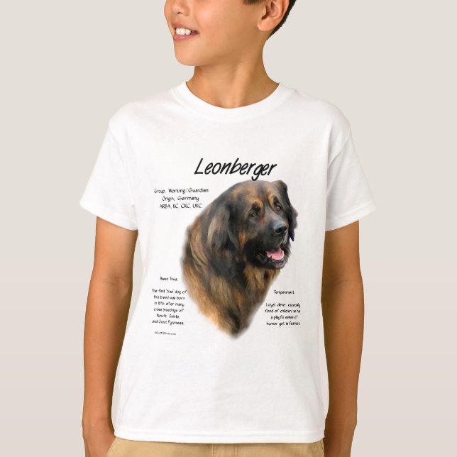 T-shirt Conception de l'histoire de Leonberger (Devant)