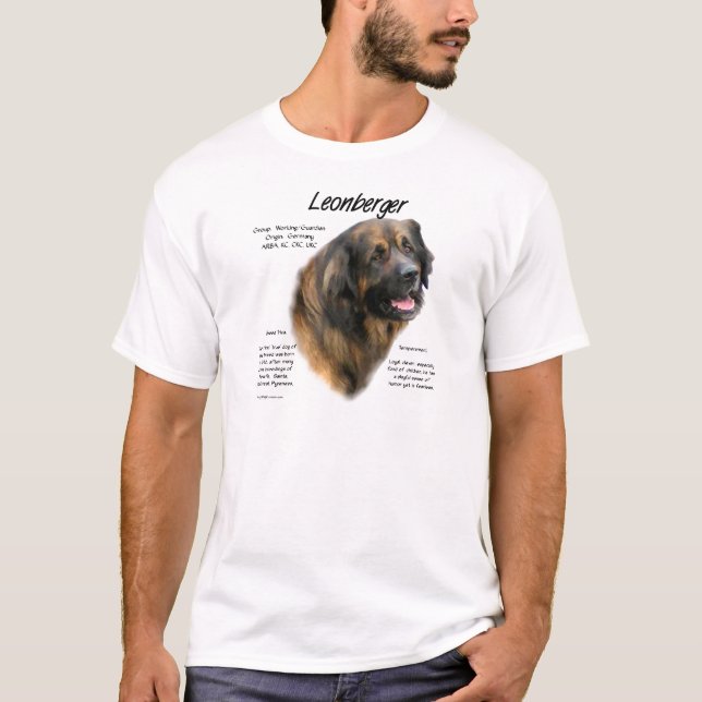 T-shirt Conception de l'histoire de Leonberger (Devant)