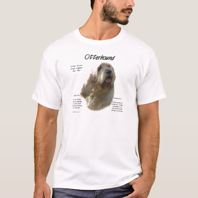 T-shirt Conception de l'histoire otterhound (Devant)