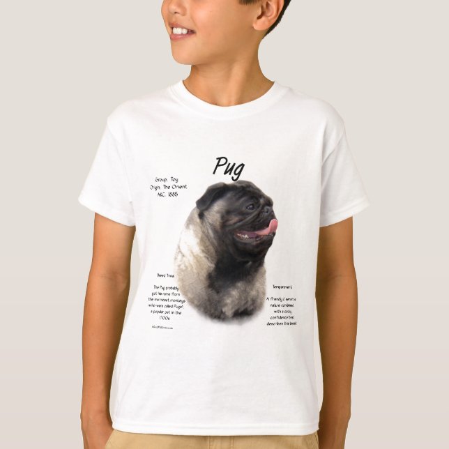 T-shirt Conception de l'historique des carlins (Devant)