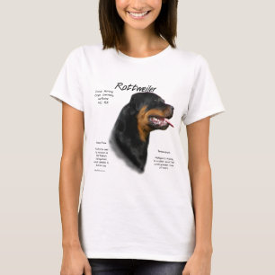 T-shirt Conception de l'historique Rottweiler