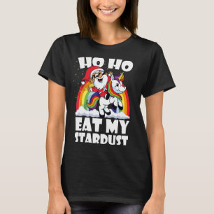 T-shirt Conception de licorne arc-en-ciel