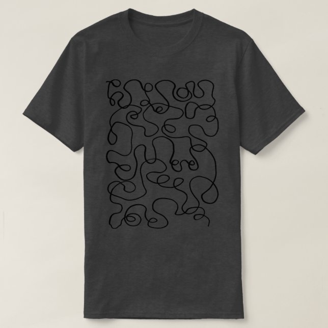 T-shirt Conception de ligne rapide 1 (Design devant)