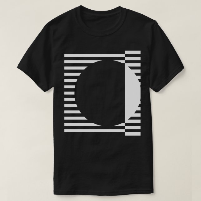 T-shirt conception de lignes géométriques (Design devant)