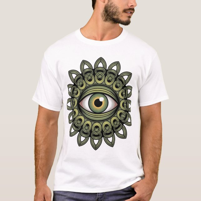 T-shirt conception de l'œil (Devant)