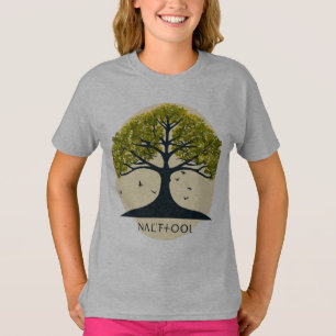 T-shirt Conception de logo d'arbre minimaliste Marque de