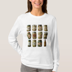 T-shirt Conception de logo de marque de pickles personnali