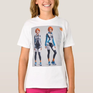 T-shirt Conception de logo de robot