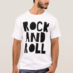T-shirt conception de logo gras rock and roll