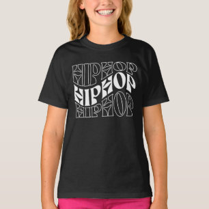 T-shirt conception de logo Hip Hop