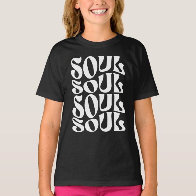 T-shirt conception de logo Soul (Devant)