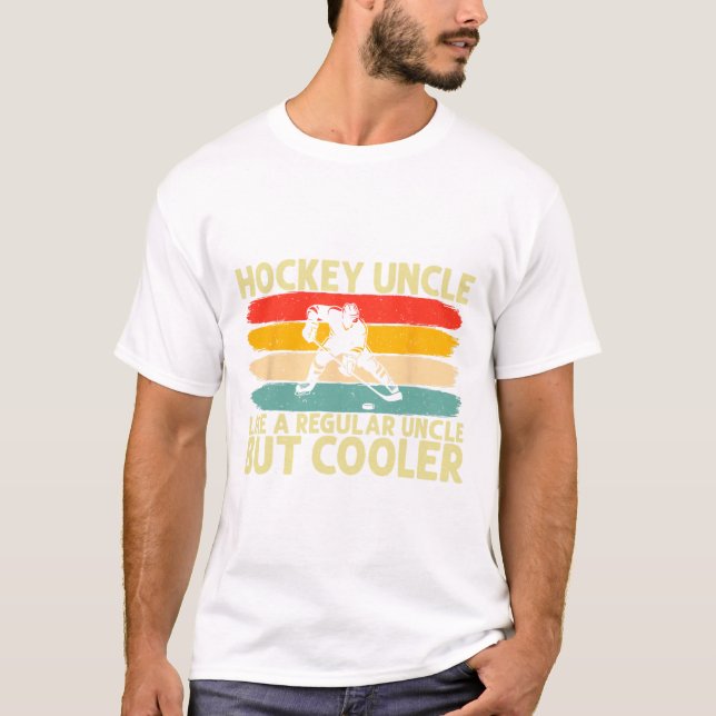 T-shirt Conception de l'oncle de hockey pour l'oncle joueu (Devant)