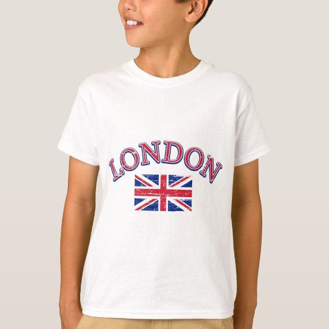 T-shirt Conception de Londres Union Jack (Devant)
