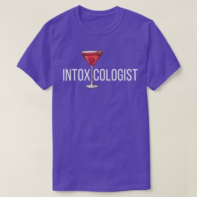 T-shirt Conception de l'toxicologue pour barman barman bar (Design devant)