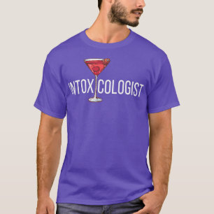 T-shirt Conception de l'toxicologue pour barman barman bar