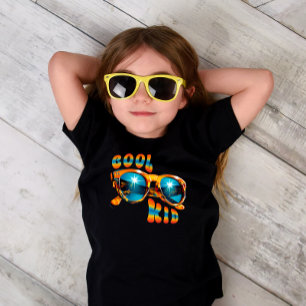 T-shirt Conception de lunettes de soleil pour enfants cool