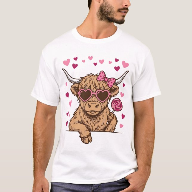 T-shirt Conception de lunettes de soleil pour la Saint-Val (Devant)