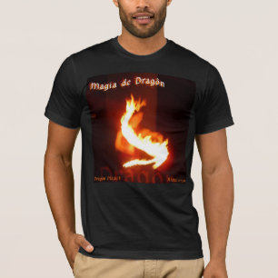 T-shirt Conception de Magick Fireplay de dragon de ~ de