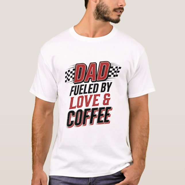T-shirt Conception de maillot de course pour papa alimenté (Devant)