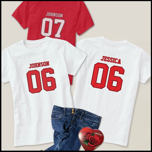 T-shirt Conception de maillot Six Sept Mème Rouge Saint-Va (Créateur téléchargé)