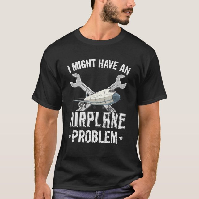 T-shirt Conception De Maintenance D'Aéronefs Pour Un Mécan (Devant)
