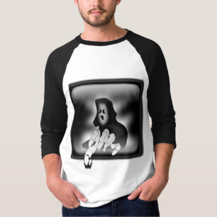 T-shirt Conception de maison hantée Halloween fantôme effr