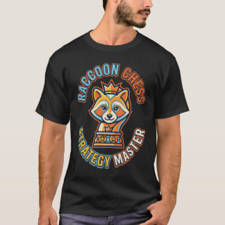 T-shirt Conception de maître d'échecs de raton laveur mini