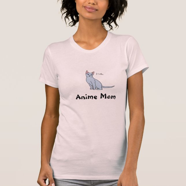 T-shirt Conception de maman d'Anime (Devant)