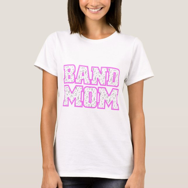 T-shirt Conception de maman de bande de fac (Devant)
