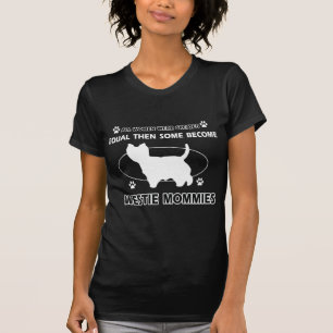 T-shirt conception de maman de westie