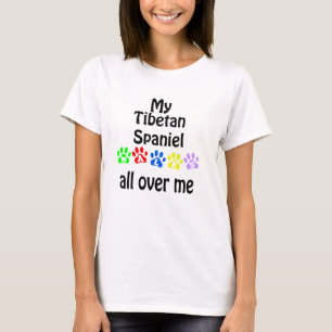 T-shirt Conception de marches d'espagnol tibétain