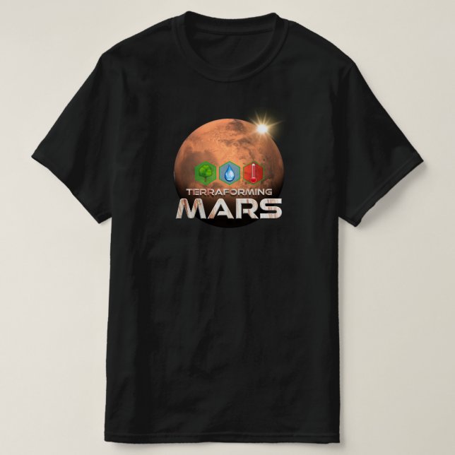 T-shirt Conception de Mars 3 Hex (Design devant)