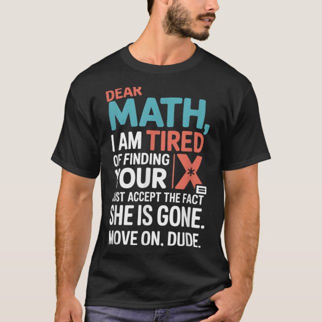 T-shirt Conception de maths drôle pour garçons filles prof (Devant)