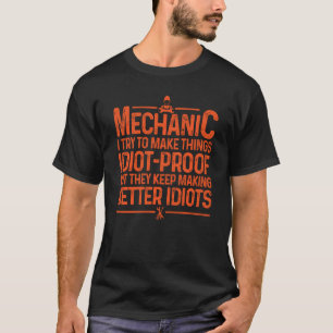 T-shirt Conception de mécanicien drôle pour hommes Papa Vo