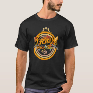 T-shirt Conception De Mécanique De Train Pour Les Ingénieu