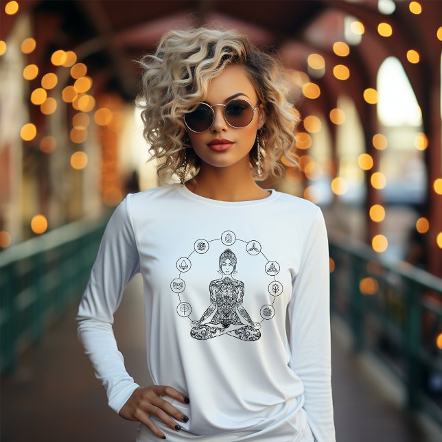 T-shirt Conception de méditation (Créateur téléchargé)