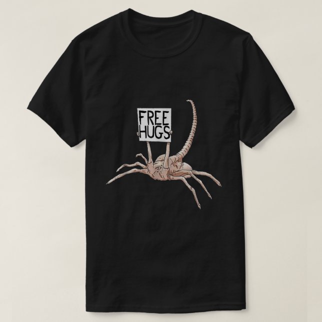T-shirt Conception de mème d'alien effrayant pour des câli (Design devant)