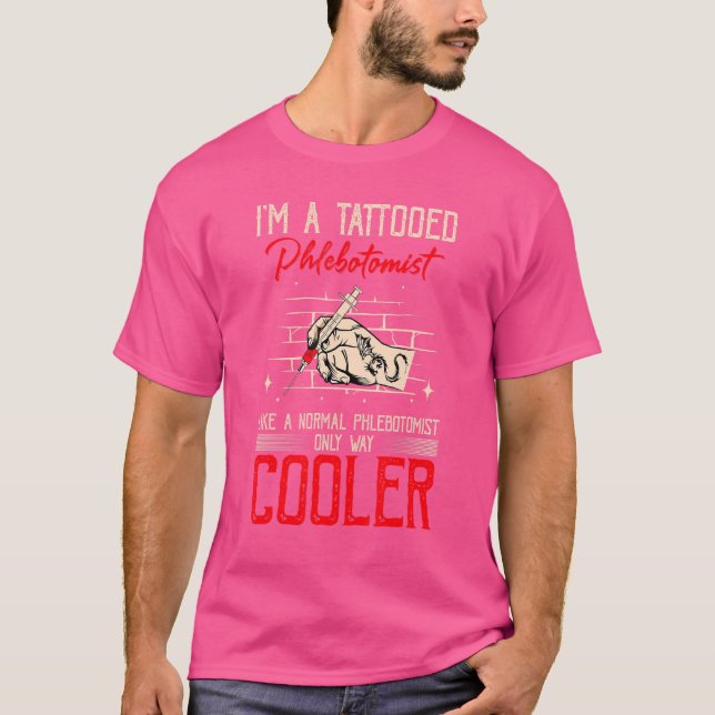 T-shirt Conception de mème de tatouage d'aiguille de Venip (Devant)