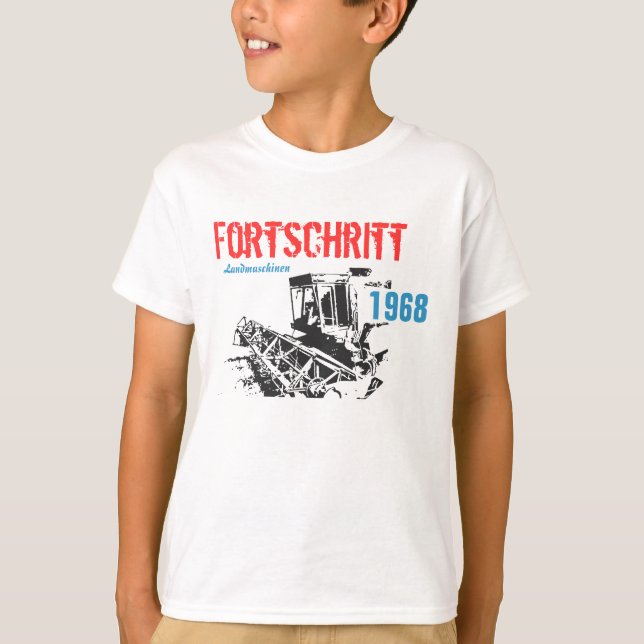 T-shirt Conception de moissonneuse-batteuse (Devant)