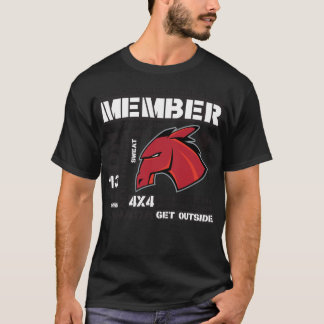 T-shirt Conception de mot-étiquette de club