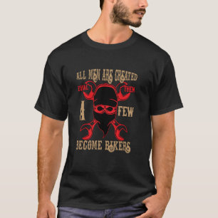 T-shirt Conception de motard de moto Quelques-uns sont dev